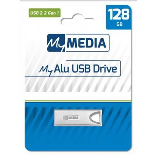Pendrive, 128GB, USB 3.2 Gen1, alumínium ház, MYMEDIA 