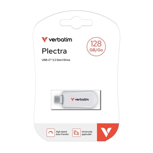 Pendrive, 128GB, USB-C 3.2 Gen1, VERBATIM 