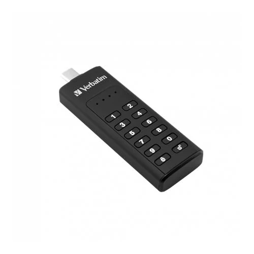 Pendrive, 32GB ,USB-C (USB 3.2), titkosítás, 160/130Mb/s, VERBATIM 