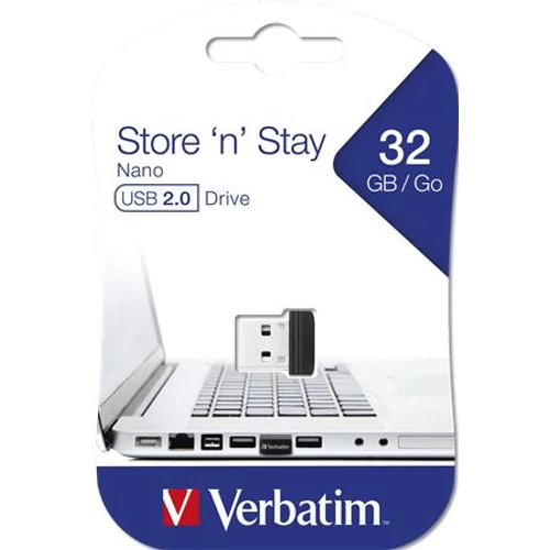 Pendrive, 32GB, USB 2.0, 10/3MB/sec, VERBATIM 