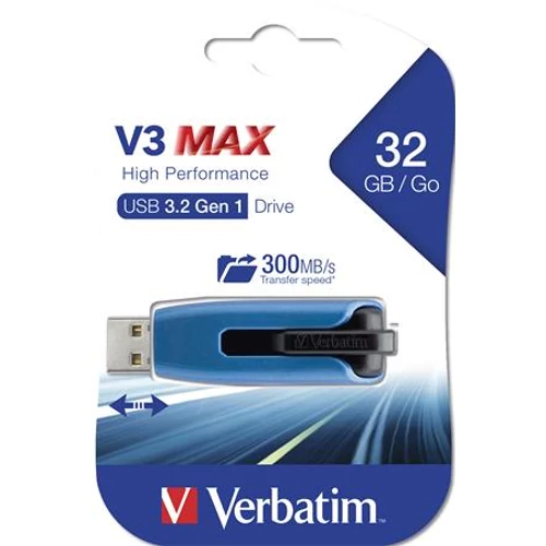 Pendrive, 32GB, USB 3.2, 175/80 MB/s, VERBATIM 