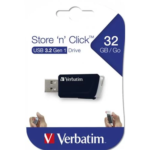 Pendrive, 32GB, USB 3.2, 80/25MB/sec, VERBATIM 
