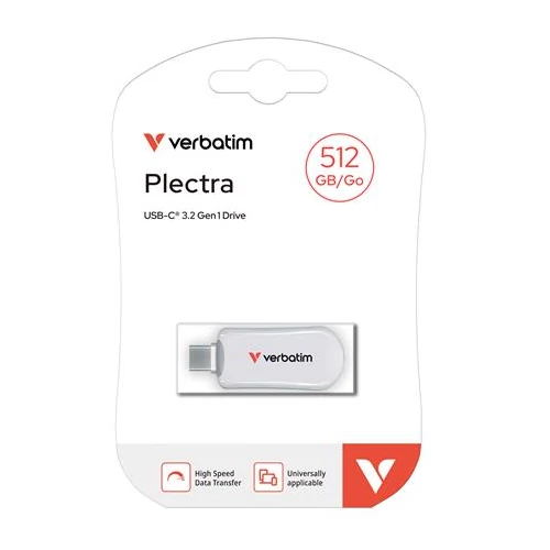 Pendrive, 512GB, USB-C 3.2 Gen1, VERBATIM 