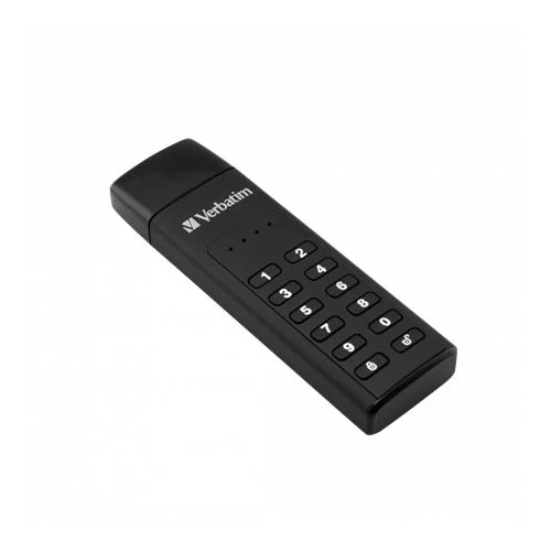 Pendrive, 64GB, USB 3.2, titkosítás, 160/130Mb/s, VERBATIM 