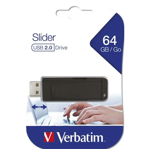 Pendrive, 64GB, USB 2.0, VERBATIM 