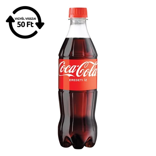 Üdítőital, szénsavas, 0,5 l, COCA COLA