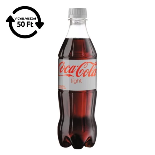 Üdítőital, szénsavas, 0,5 l, COCA COLA "Coca Cola Light"