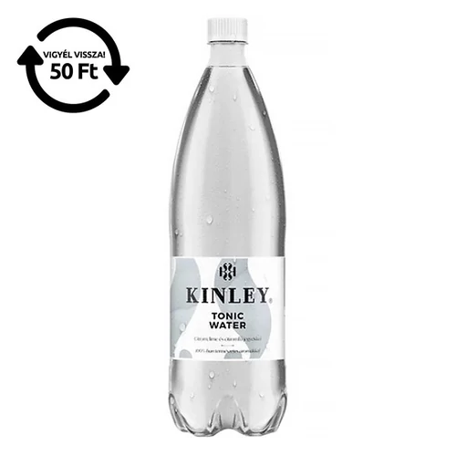 Üdítőital, szénsavas, 1,5 l, KINLEY, tonic-citromfű