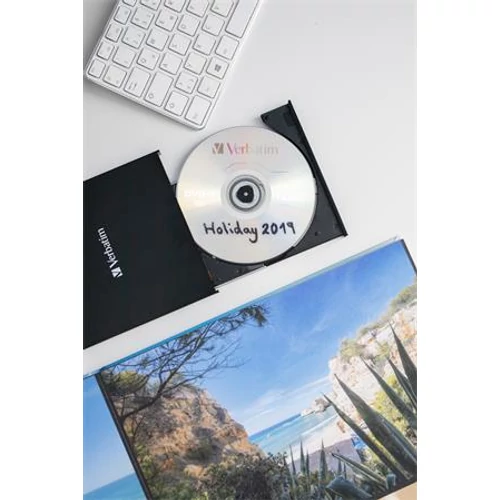 CD/DVD író, USB 2.0, külső, VERBATIM