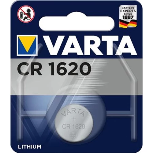 Gombelem, CR1620, 1 db, VARTA 