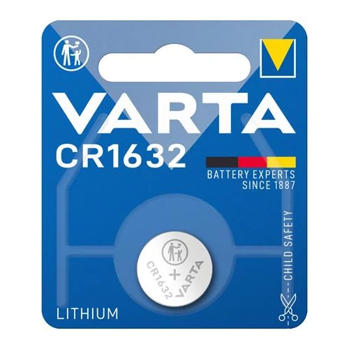 Gombelem, CR1632, 1 db, VARTA