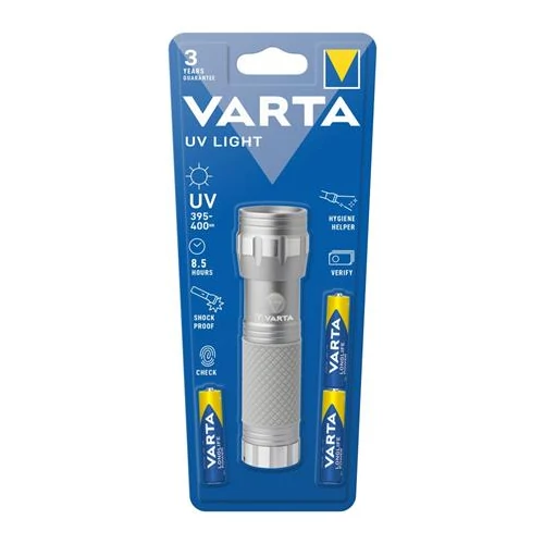 UV pénzvizsgáló lámpa, LED, VARTA "UV Light"