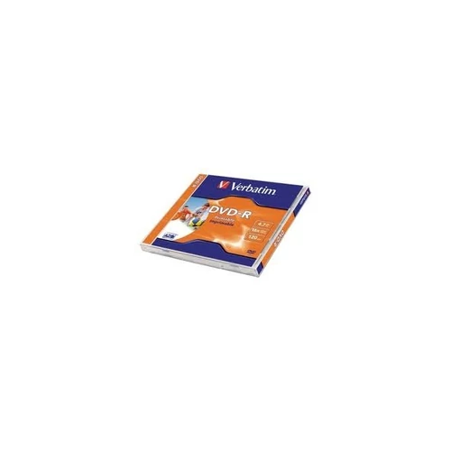 VERBATIM DVDV-16N DVD-R nyomtatható normál tokos DVD lemez