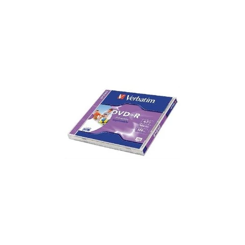 VERBATIM DVDV+16N DVD+R nyomtatható normál tokos DVD lemez