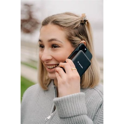 Power bank, mágneses (vezeték nélküli), 20.000mAh, VERBATIM 