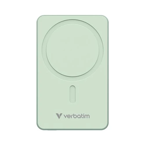 Power bank, mágneses (vezeték nélküli), 10.000mAh, VERBATIM 