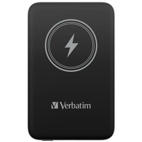 Power bank, mágneses (vezeték nélküli), 10.000mAh, VERBATIM 