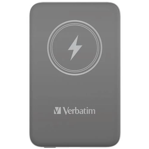 Power bank, mágneses (vezeték nélküli), 10.000 mAh, VERBATIM 