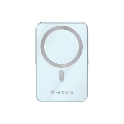Power bank, mágneses (vezeték nélküli), 10.000mAh, VERBATIM 
