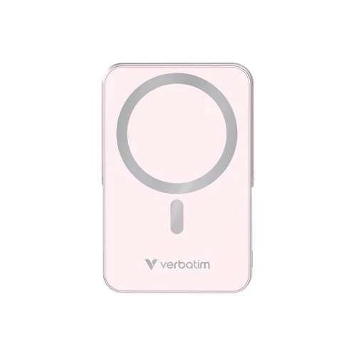 Power bank, mágneses (vezeték nélküli), 10.000mAh, VERBATIM 