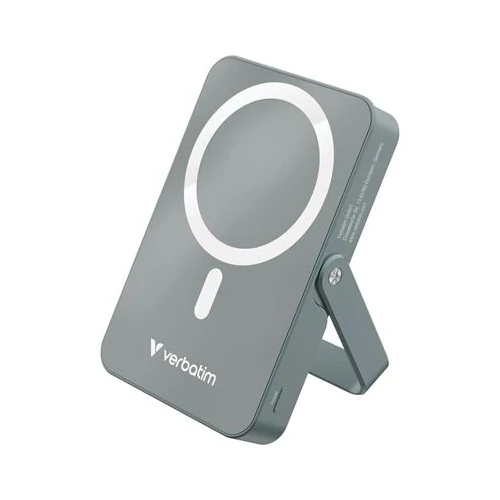 Power bank, mágneses (vezeték nélküli), 10.000mAh, VERBATIM 