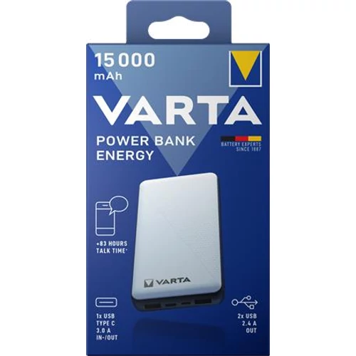 Hordozható akkumulátor, 15000 mAh, VARTA