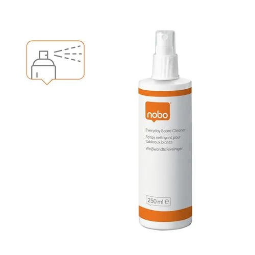 Tisztító aerosol spray fehértáblához 250 ml, NOBO 