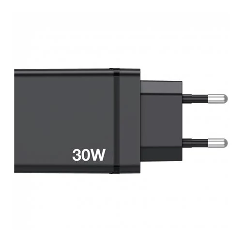 Hálózati töltő, 1xUSB-C PD (20W), USB-A QC 3.0, 2xUSB-A (10W), VERBATIM, fekete