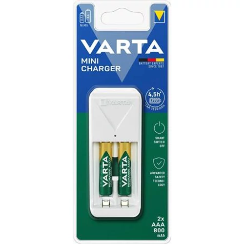Varta 57656201421 Mini töltő + 2 db AAA 800 mAh akkumulátor
