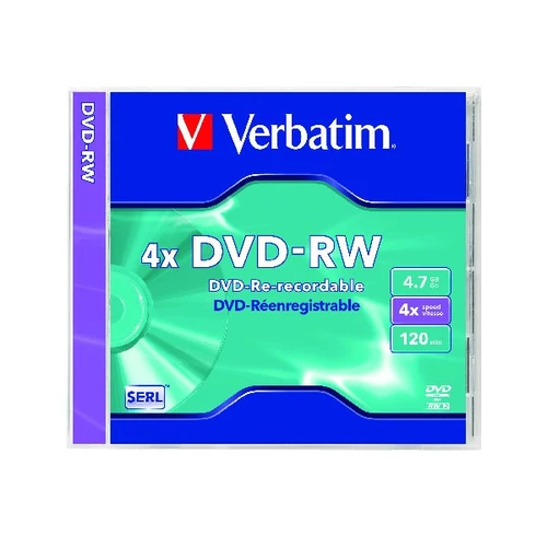 VERBATIM DVD-RW 4,7GB 4X normál tokos DVD lemez
