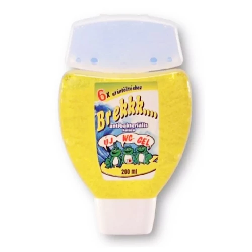 WC illatosító gél 200 ml. + kosár, Brekk sárga