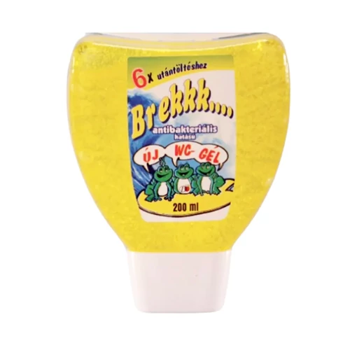 WC illatosítógél 200 ml., utántöltő, Brekk sárga