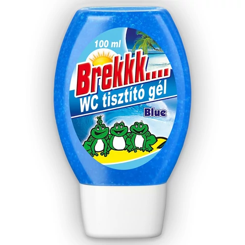 WC tisztító gél 100 ml., Brekk, kék