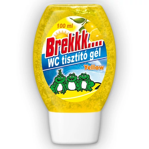 WC tisztító gél 100 ml., Brekk, sárga