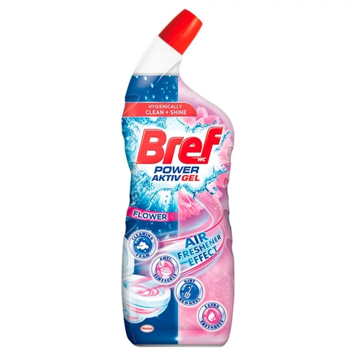 WC-tisztítógél, 700 ml, BREF, virág