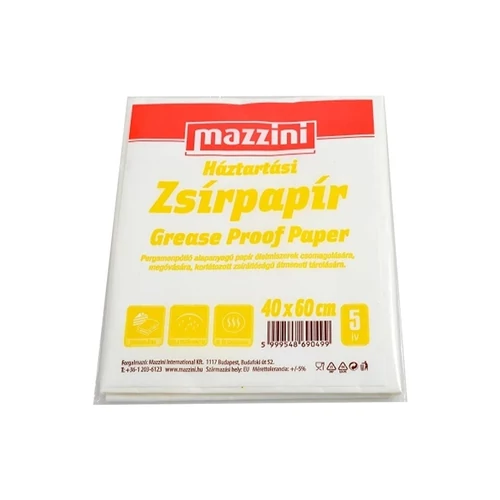 Zsírpapír MAZZINI 40x60cm 5 íves
