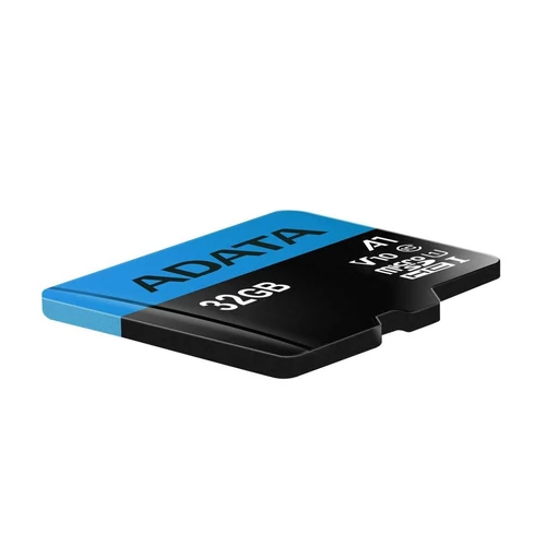 ADATA MicroSD kártya - 32GB microSDXC UHS-I Class10 A1 (R/W: 100/20 MB/s) + adapter