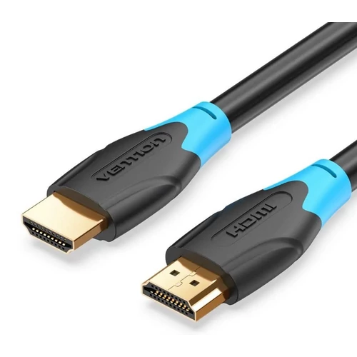 KÁBEL HDMI (8K, szövet, fekete), 3m, Vention