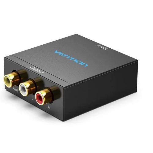 KONVERTER HDMI/F -> RCA, (fekete), Vention