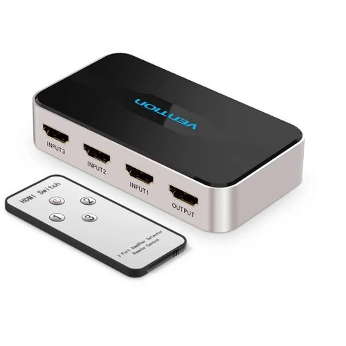 SWITCHER HDMI (3be-1ki, szürke), Vention