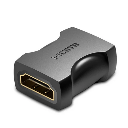 ADAPTER HDMI/F -> HDMI/F (4K,toldó,fekete), Vention