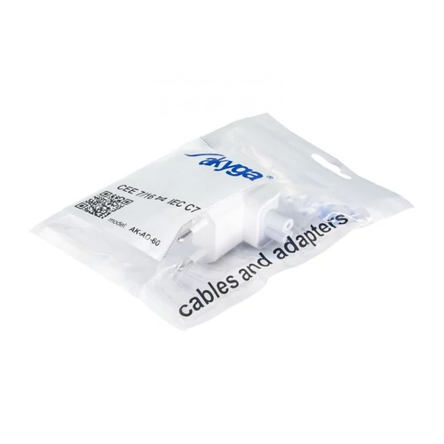 Akyga AK-AD-60 EU CEE 7/16 - IEC C7 adapter