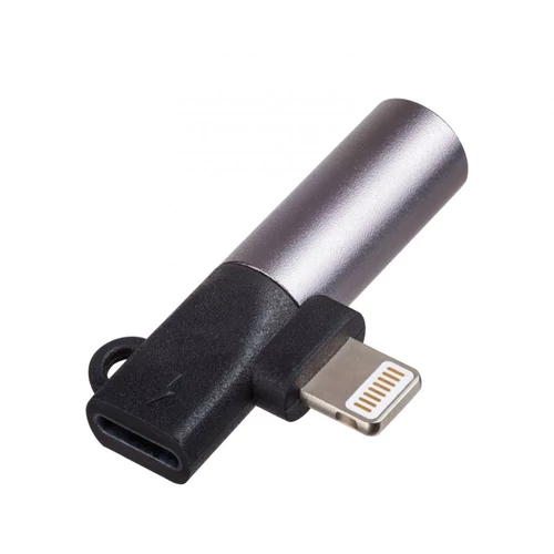 Akyga AK-AD-63 Lightning input/output - Jack 3,5mm adapter