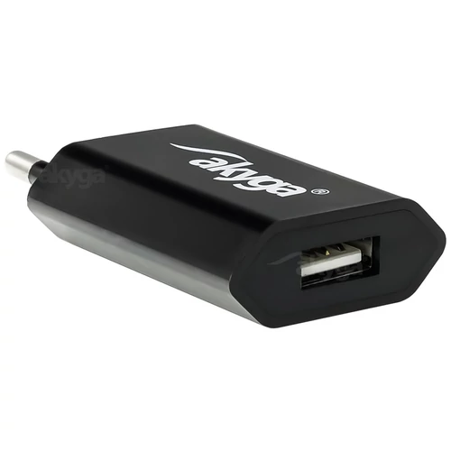 Akyga AK-CH-03BK 5V/1A/5W hálózati USB töltő