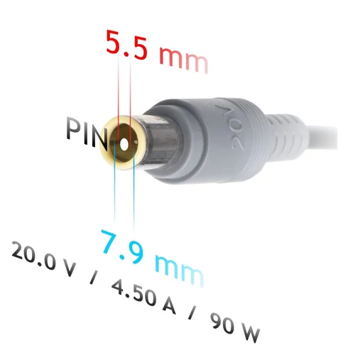 Akyga AK-ND-18 20V/4,5A/90W 7,9x5,5mm notebook hálózati töltő