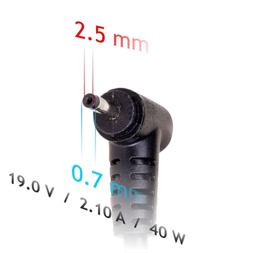 Akyga AK-ND-23 19V/2,1A/40W 2,5x0,7mm notebook hálózati töltő