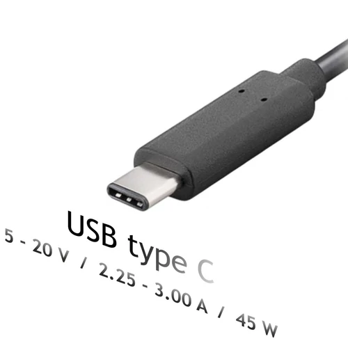 Akyga AK-ND-60 5-20V/2,25-3A/45W USB type C Power Delivery notebook hálózati töltő