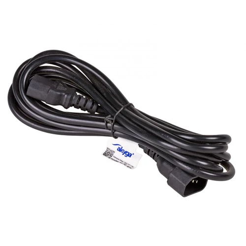 Akyga AK-PC-07A 3m IEC C14 - IEC C13 tápkábel