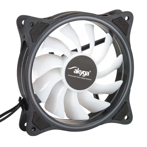 Akyga AW-12D-RGB 120mm RGB LED ház hűtőventilátor