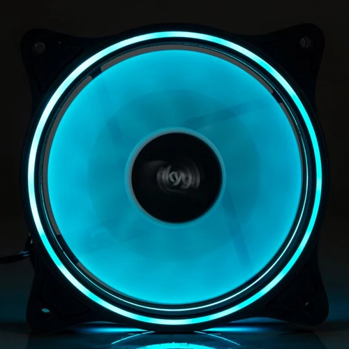 Akyga AW-12D-RGB 120mm RGB LED ház hűtőventilátor